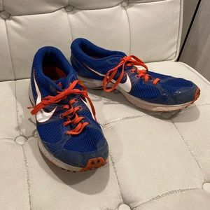Nike Vintage Athletic Sneakers - Blue/Orange